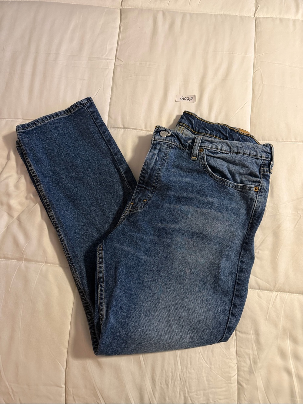 Levi's Classic Straight Blue Denim Jeans